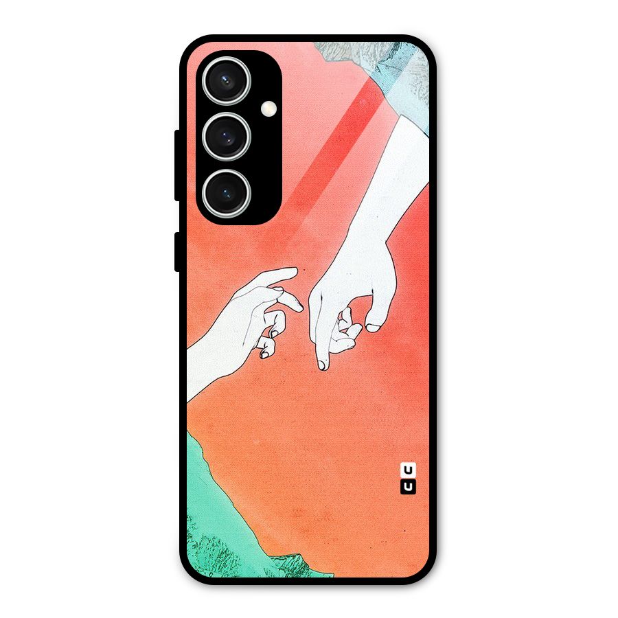 Hand Paint Drawing Glass Back Case for Galaxy S23 FE