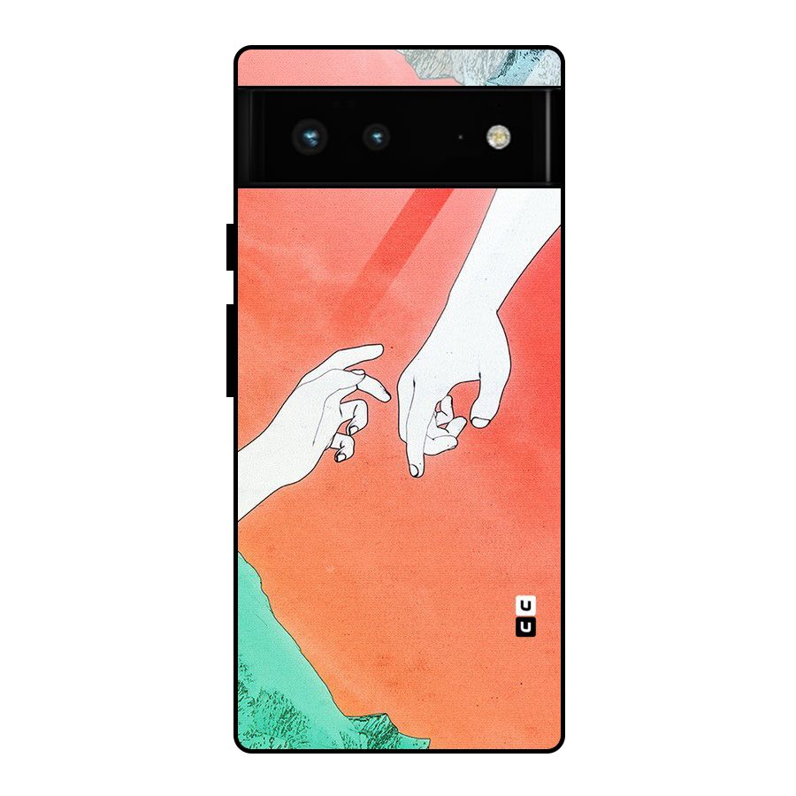 Hand Paint Drawing Glass Back Case for Google Pixel 6
