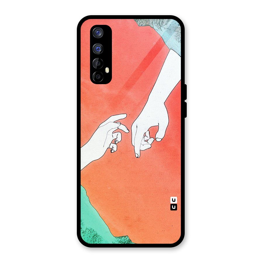 Hand Paint Drawing Glass Back Case for Realme Narzo 20 Pro