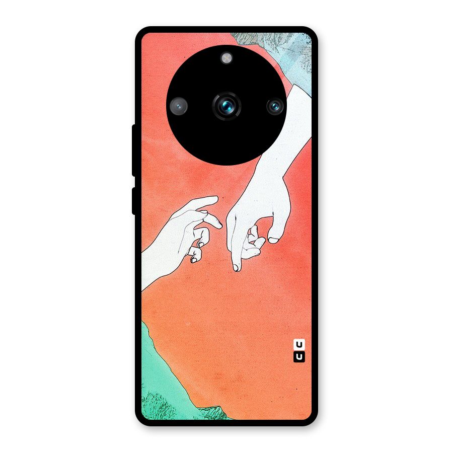 Hand Paint Drawing Glass Back Case for Realme Narzo 60 Pro