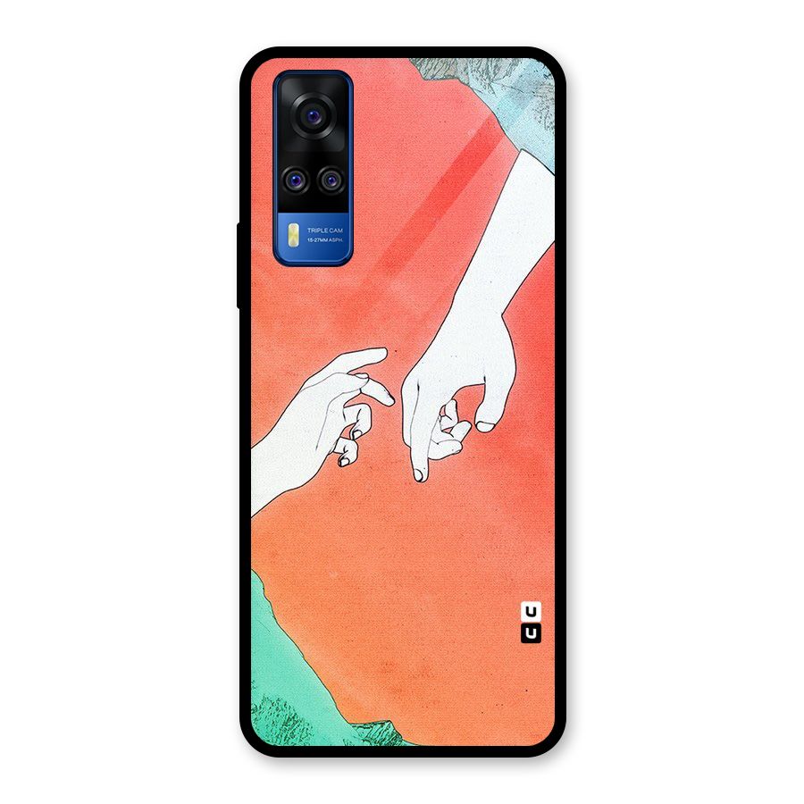 Hand Paint Drawing Glass Back Case for Vivo Y31