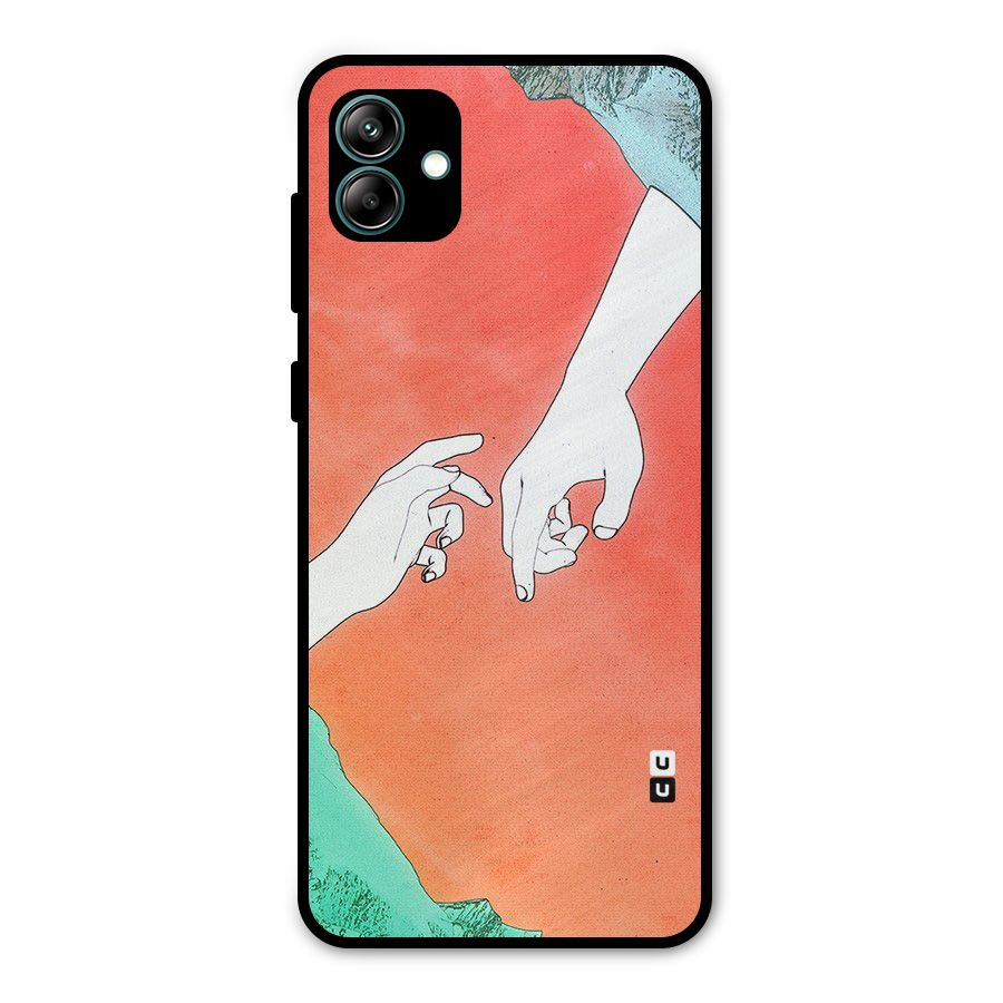 Hand Paint Drawing Metal Back Case for Galaxy A04