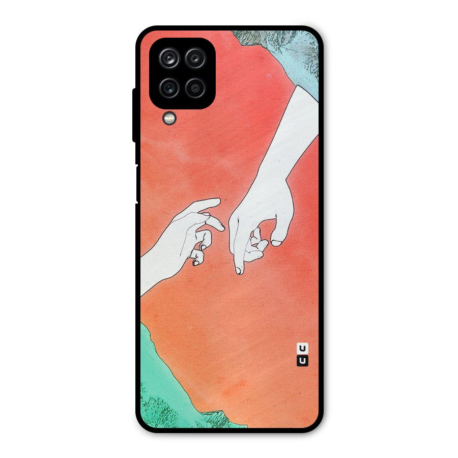Hand Paint Drawing Metal Back Case for Galaxy A12