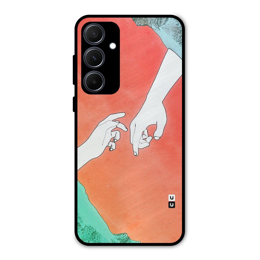 Hand Paint Drawing Metal Back Case for Galaxy A35
