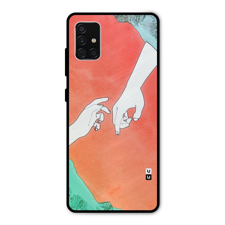 Hand Paint Drawing Metal Back Case for Galaxy A51