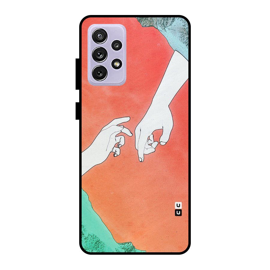 Hand Paint Drawing Metal Back Case for Galaxy A72