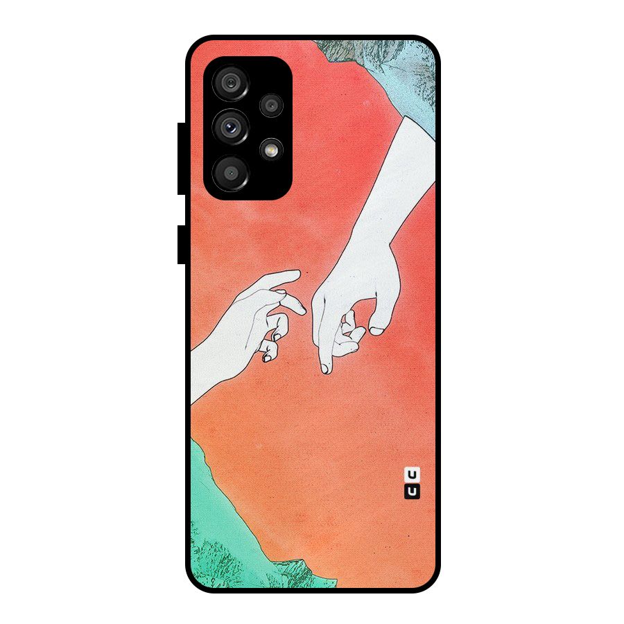 Hand Paint Drawing Metal Back Case for Galaxy A73 5G