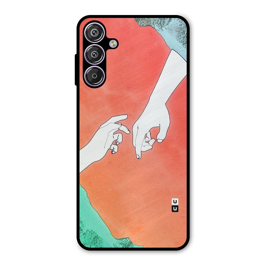 Hand Paint Drawing Metal Back Case for Galaxy F15