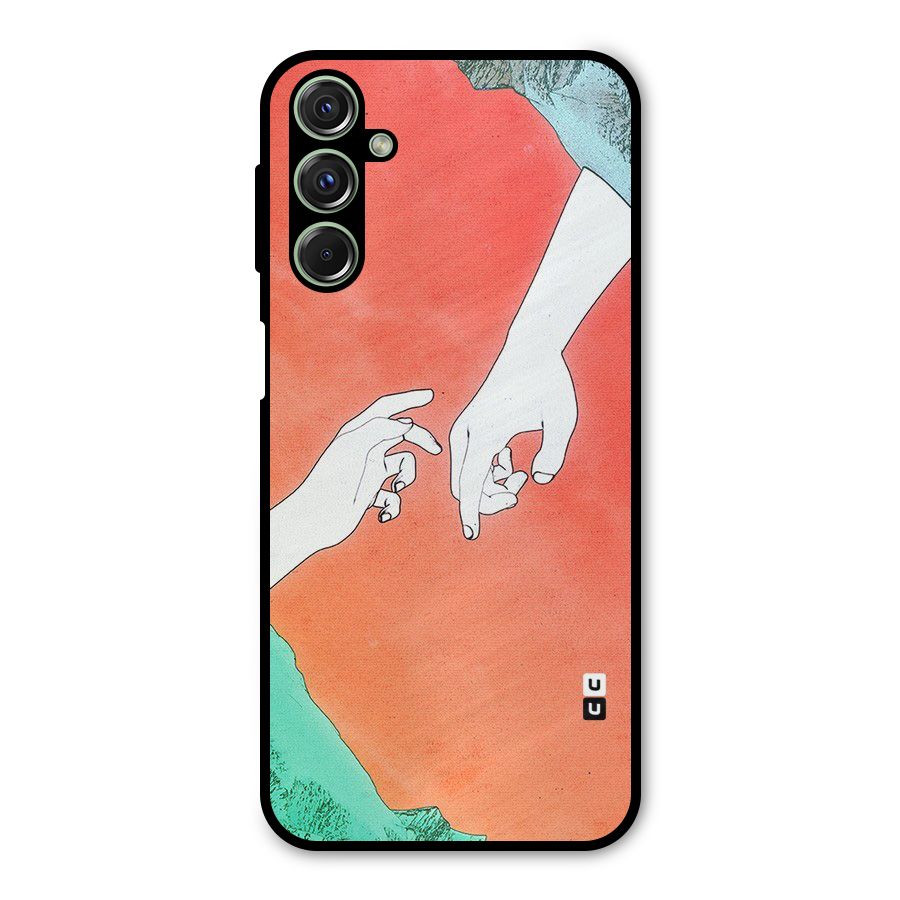 Hand Paint Drawing Metal Back Case for Galaxy F34