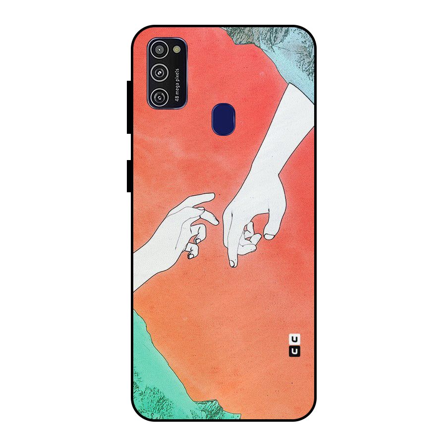 Hand Paint Drawing Metal Back Case for Galaxy M21