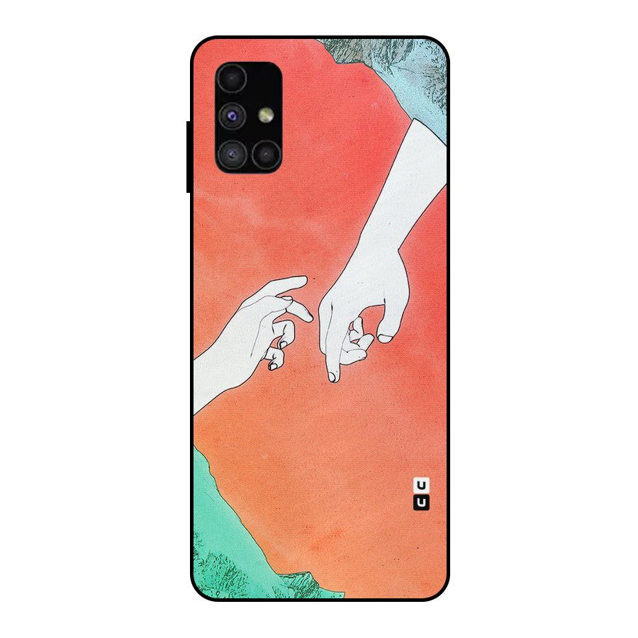 Hand Paint Drawing Metal Back Case for Galaxy M51