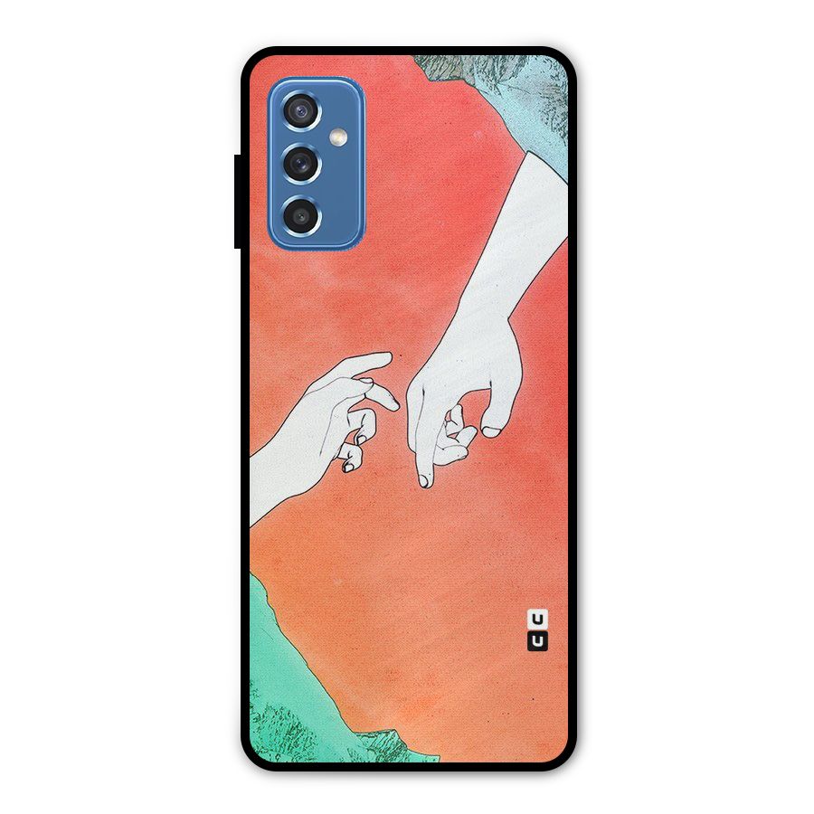 Hand Paint Drawing Metal Back Case for Galaxy M52 5G