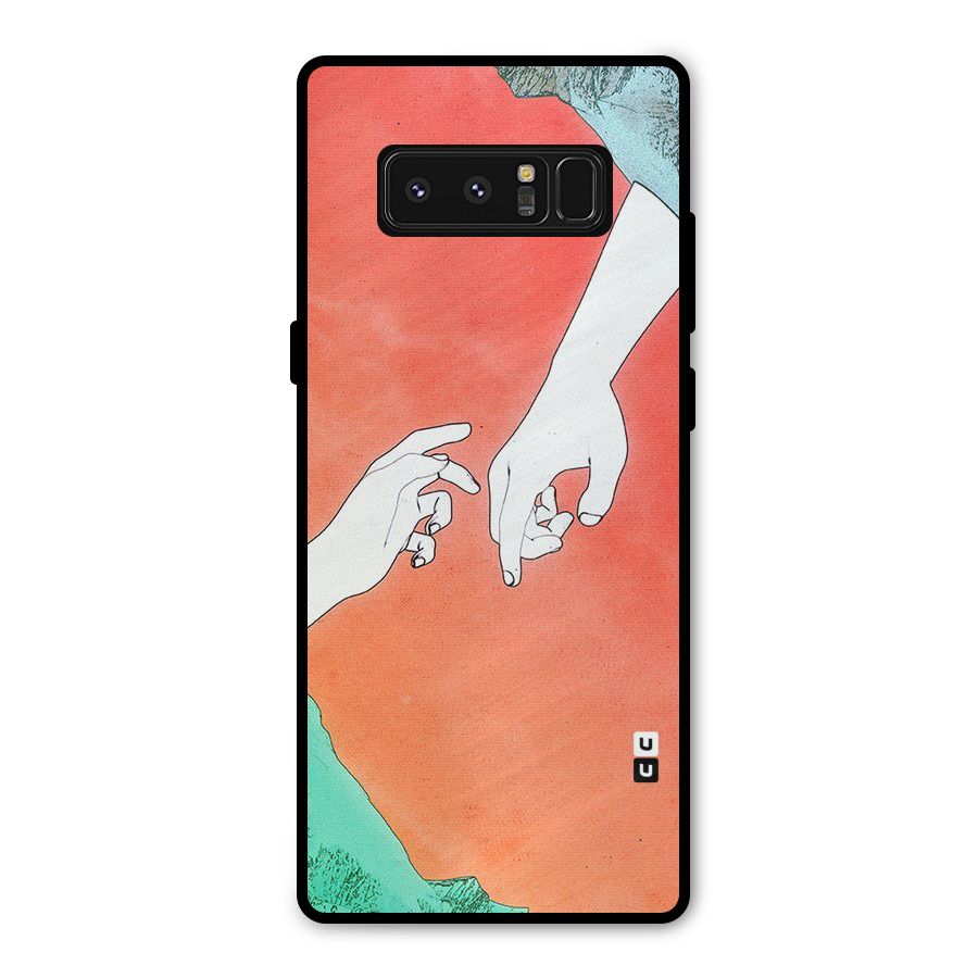Hand Paint Drawing Metal Back Case for Galaxy Note 8