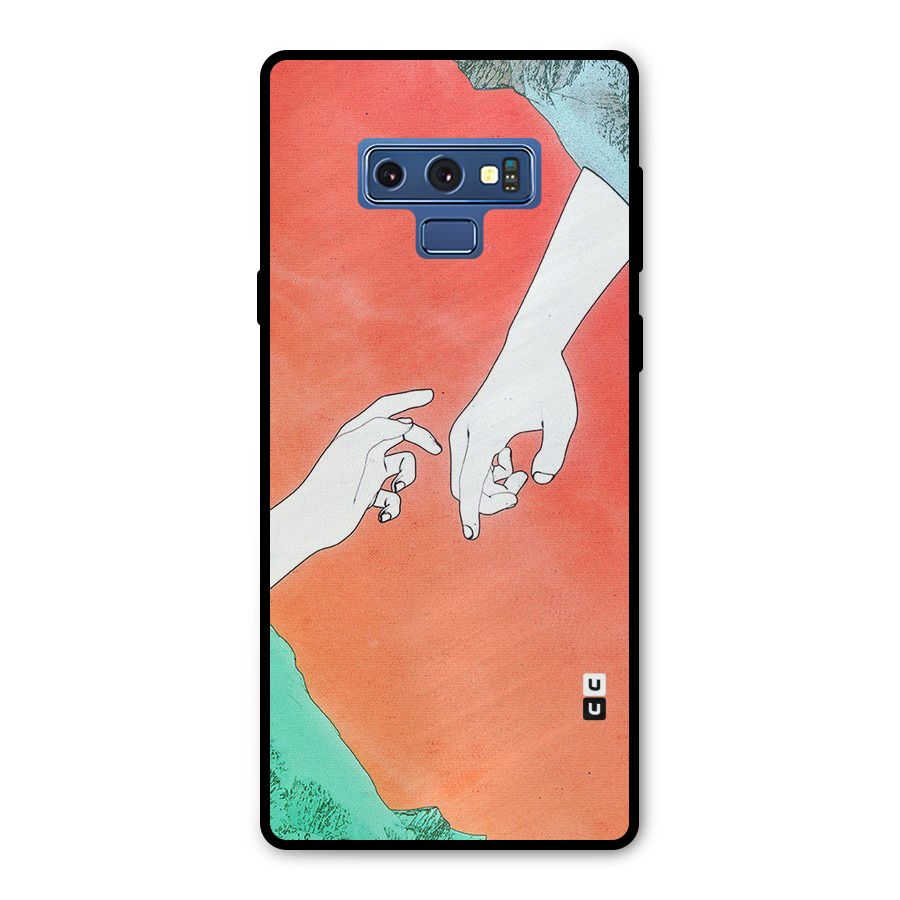Hand Paint Drawing Metal Back Case for Galaxy Note 9