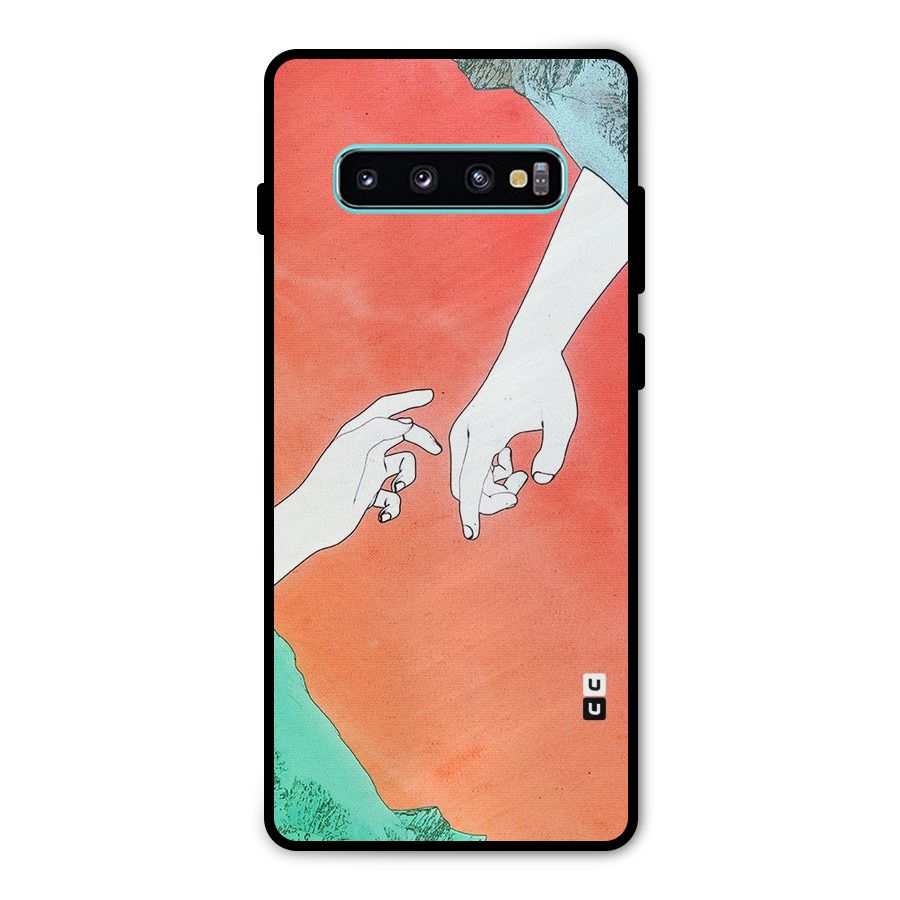 Hand Paint Drawing Metal Back Case for Galaxy S10 Plus