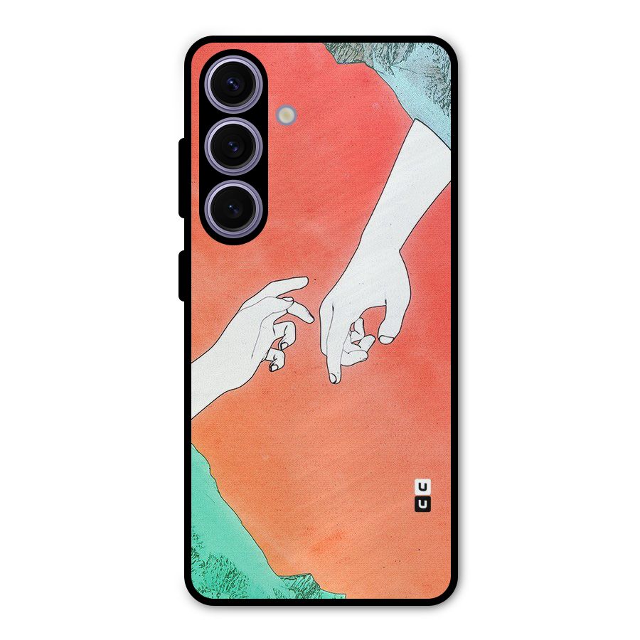 Hand Paint Drawing Metal Back Case for Galaxy S24