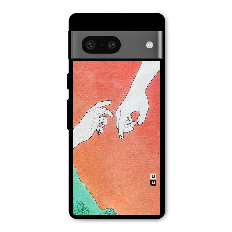 Hand Paint Drawing Metal Back Case for Google Pixel 7