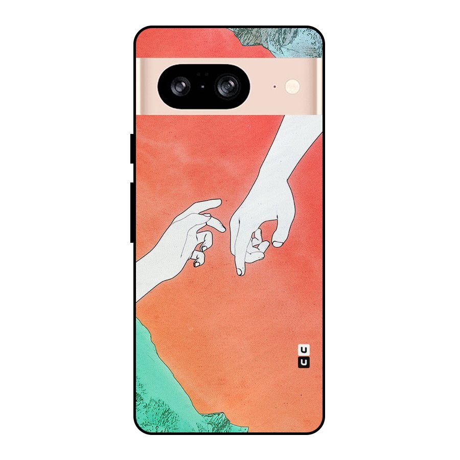 Hand Paint Drawing Metal Back Case for Google Pixel 8