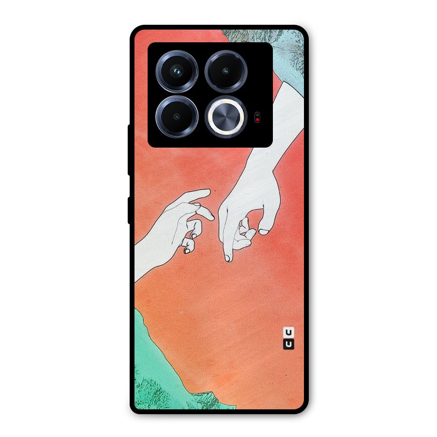 Hand Paint Drawing Metal Back Case for Infinix Note 40 5G