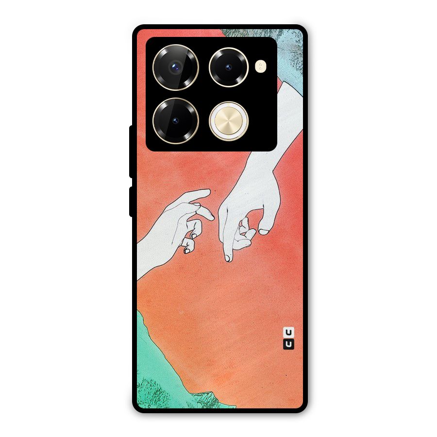 Hand Paint Drawing Metal Back Case for Infinix Note 40 Pro