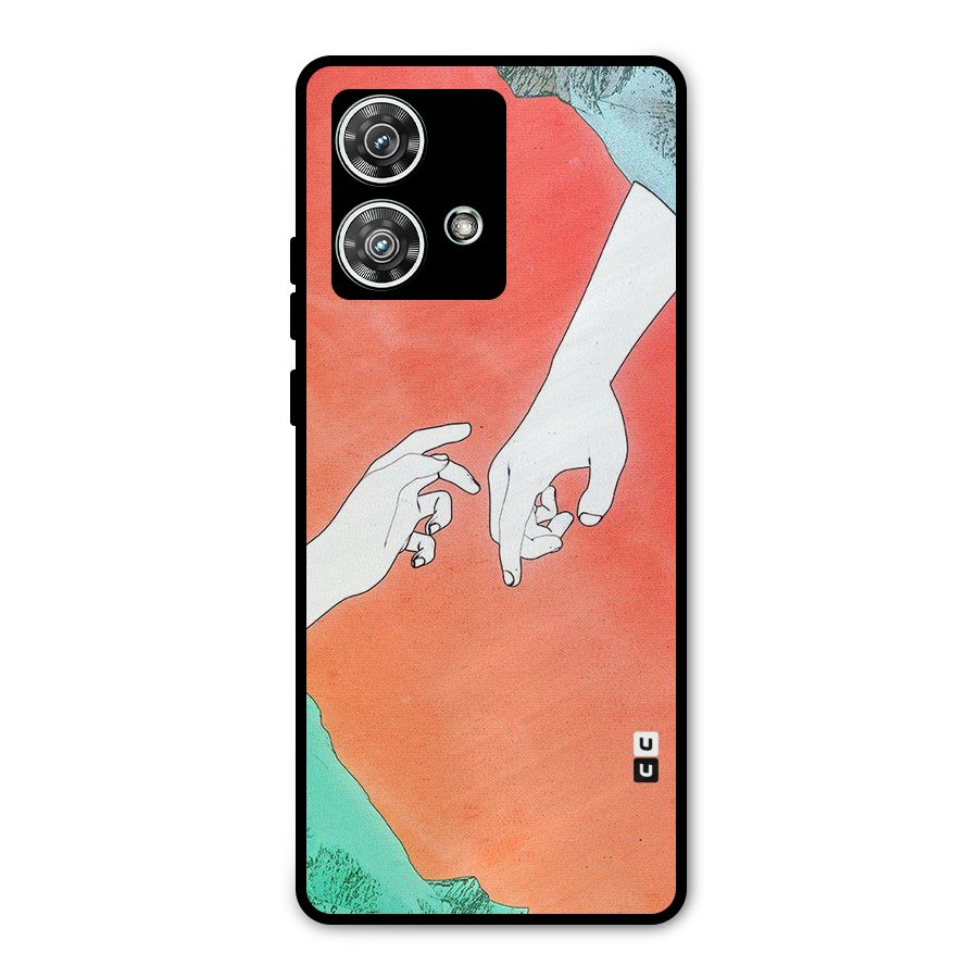 Hand Paint Drawing Metal Back Case for Motorola Edge 40 Neo