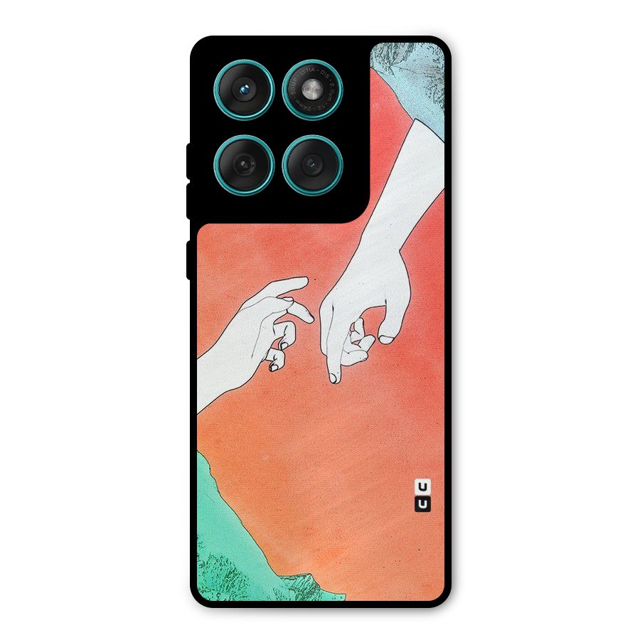 Hand Paint Drawing Metal Back Case for Motorola Edge 60