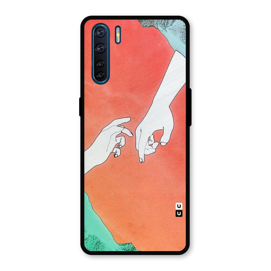 Hand Paint Drawing Metal Back Case for Oppo F15