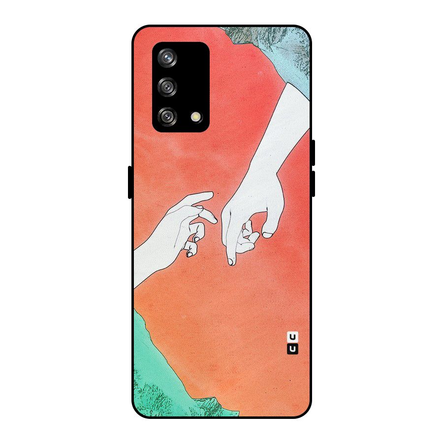 Hand Paint Drawing Metal Back Case for Oppo F19