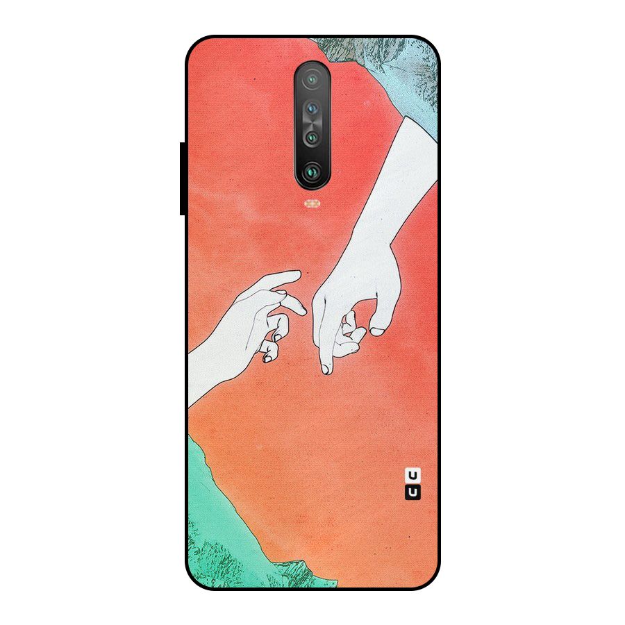 Hand Paint Drawing Metal Back Case for Poco X2