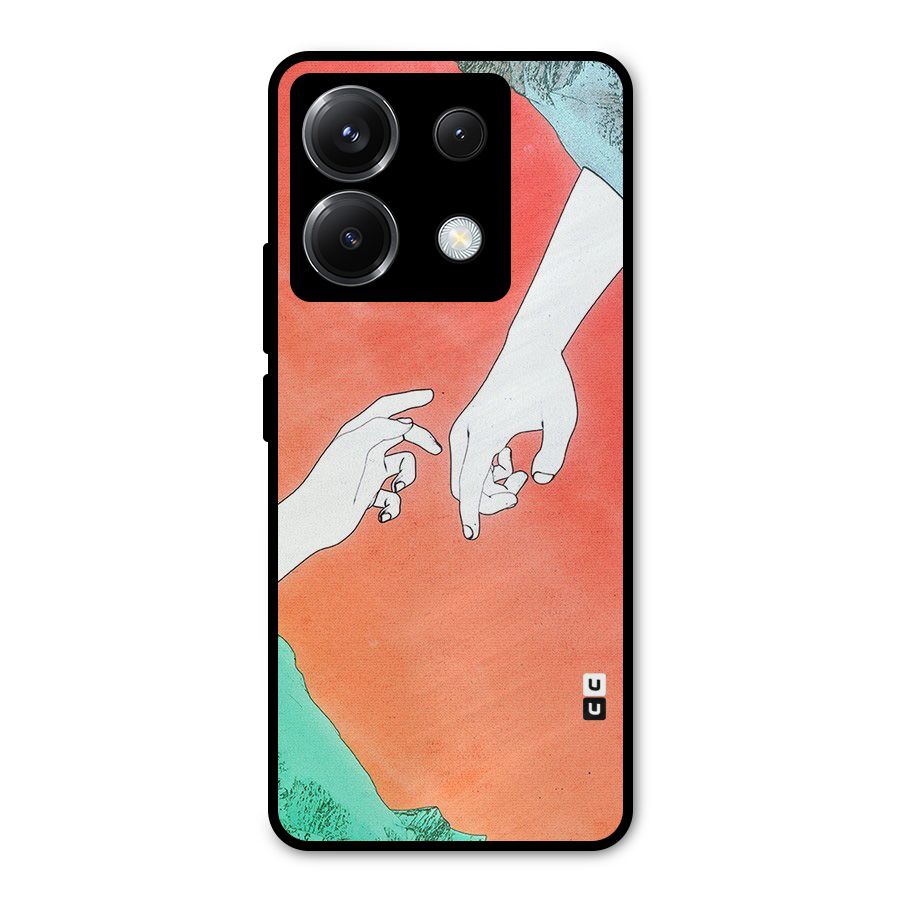 Hand Paint Drawing Metal Back Case for Poco X6