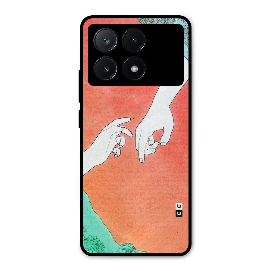 Hand Paint Drawing Metal Back Case for Poco X6 Pro
