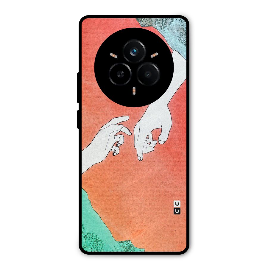 Hand Paint Drawing Metal Back Case for Realme 14 Pro