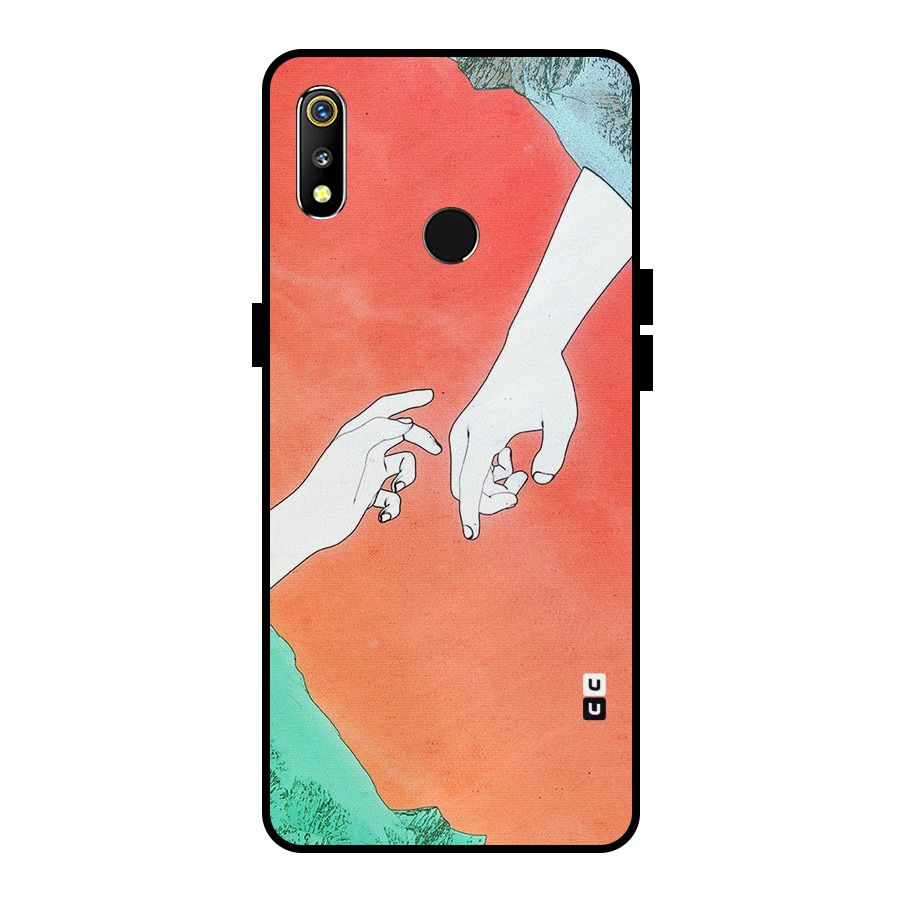 Hand Paint Drawing Metal Back Case for Realme 3i