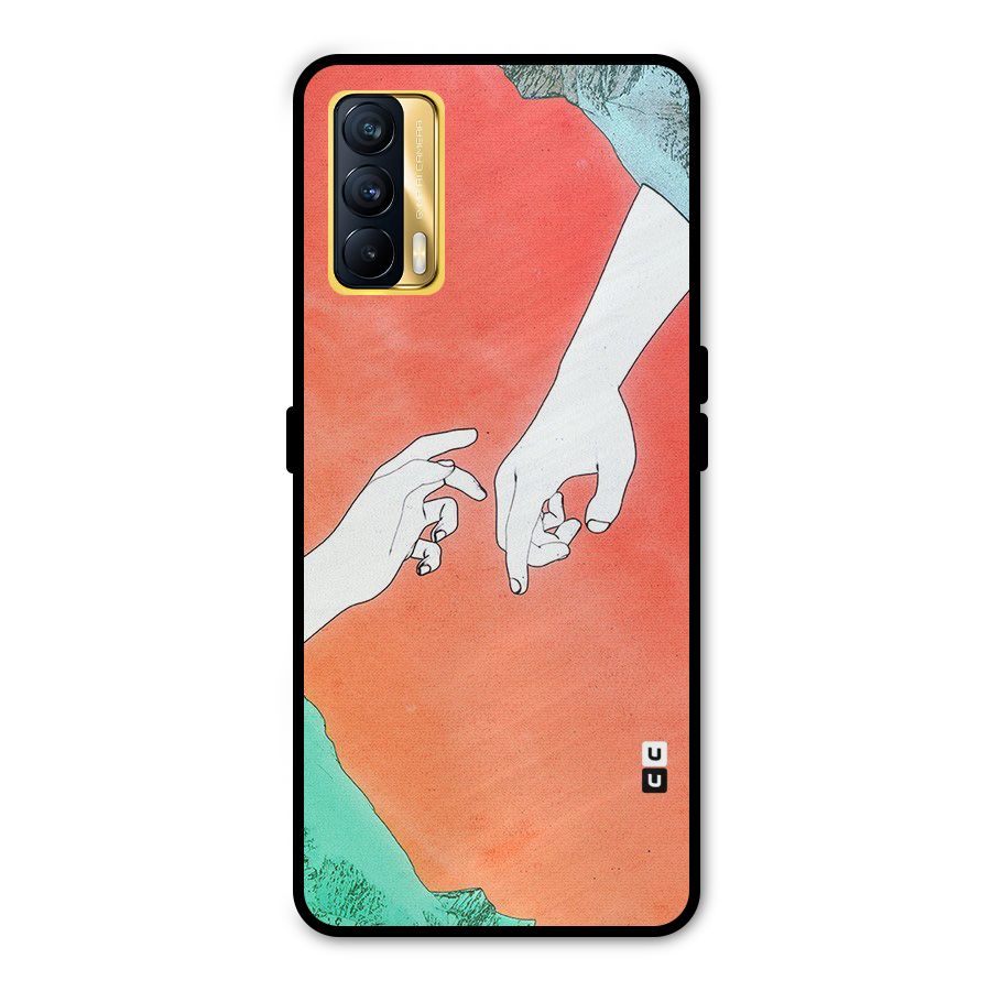 Hand Paint Drawing Metal Back Case for Realme X7