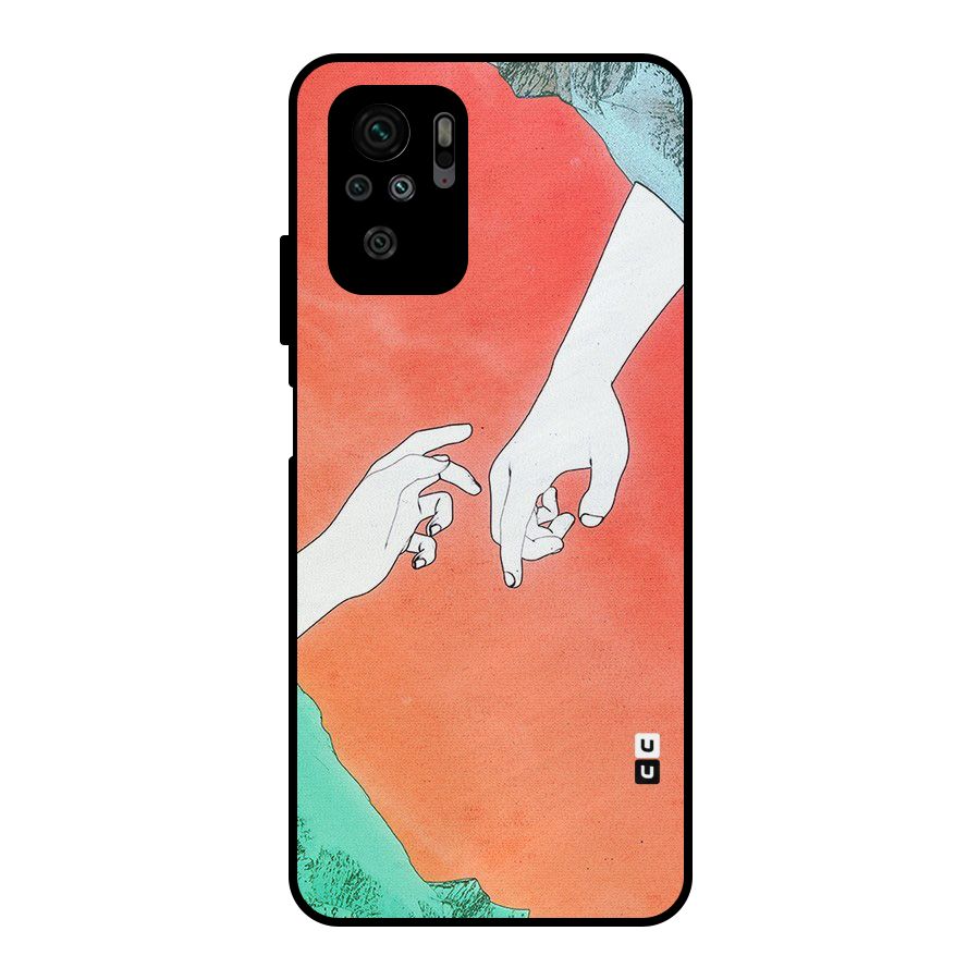 Hand Paint Drawing Metal Back Case for Redmi Note 10S