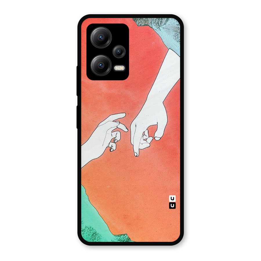 Hand Paint Drawing Metal Back Case for Redmi Note 12 5G