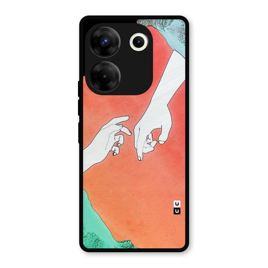Hand Paint Drawing Metal Back Case for Tecno Camon 20