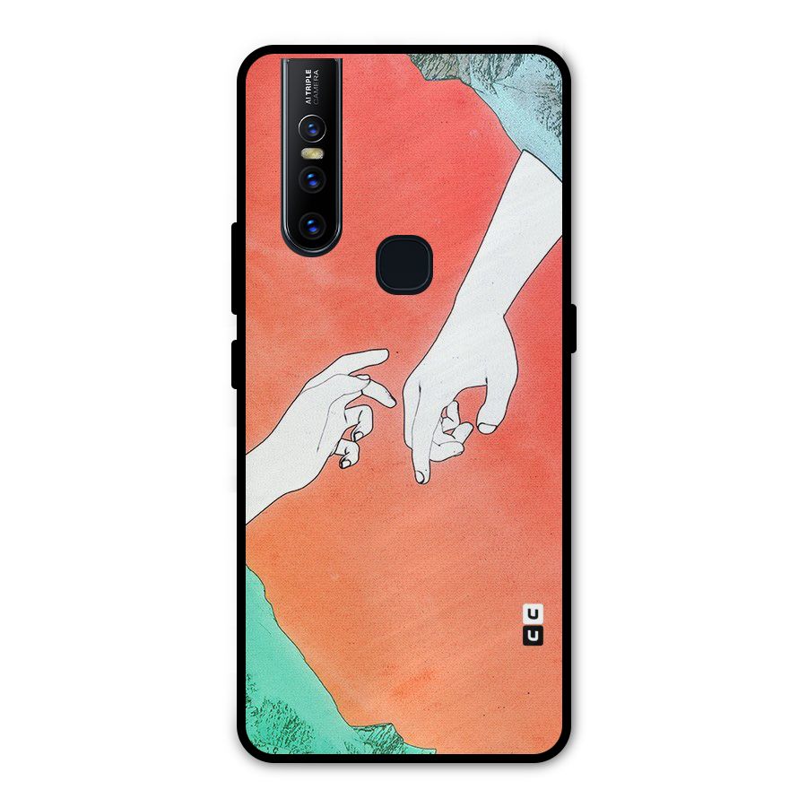 Hand Paint Drawing Metal Back Case for Vivo V15