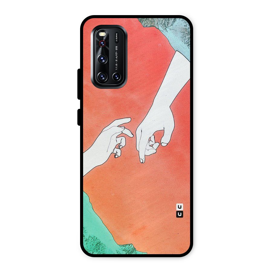 Hand Paint Drawing Metal Back Case for Vivo V19