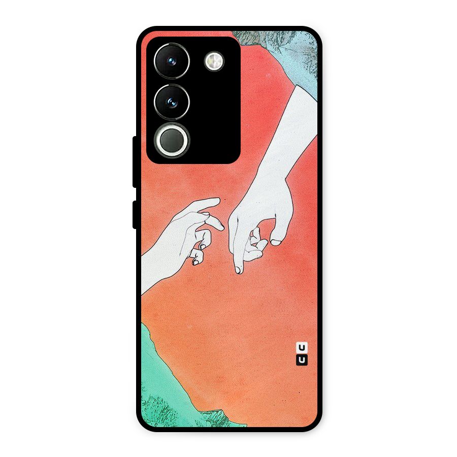Hand Paint Drawing Metal Back Case for Vivo Y200
