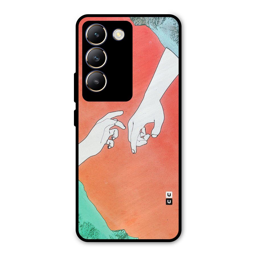 Hand Paint Drawing Metal Back Case for Vivo Y200e