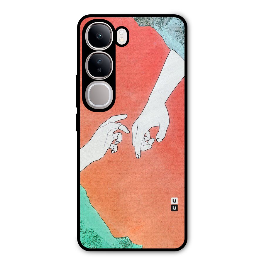 Hand Paint Drawing Metal Back Case for Vivo Y300