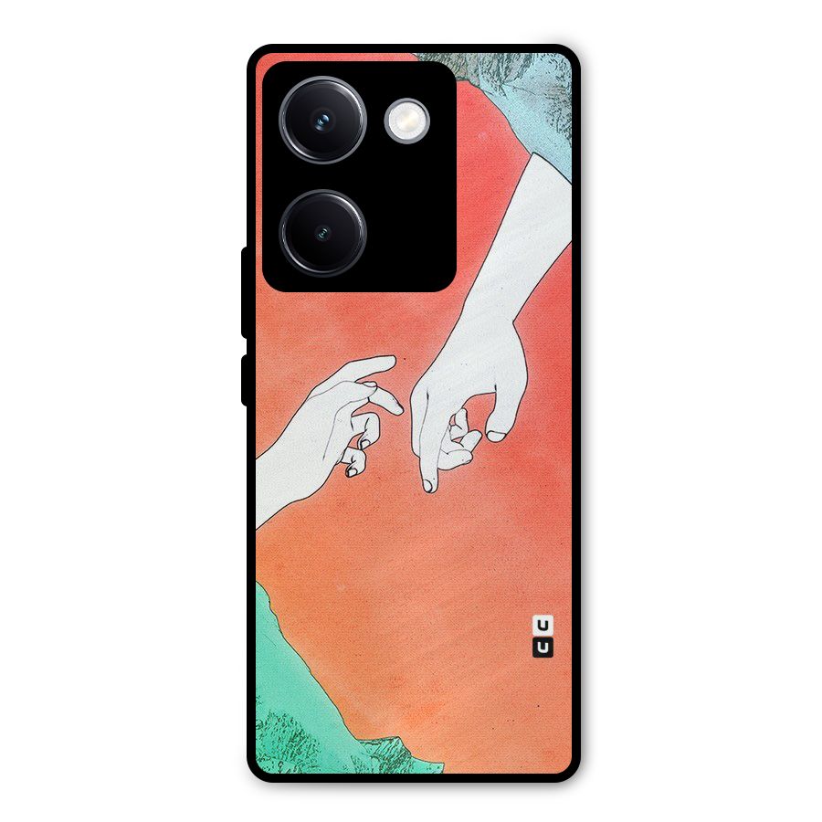 Hand Paint Drawing Metal Back Case for Vivo Y300 Plus