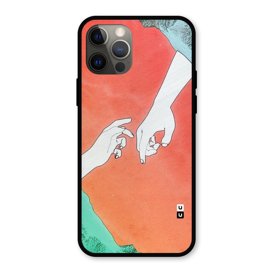 Hand Paint Drawing Metal Back Case for iPhone 12 Pro