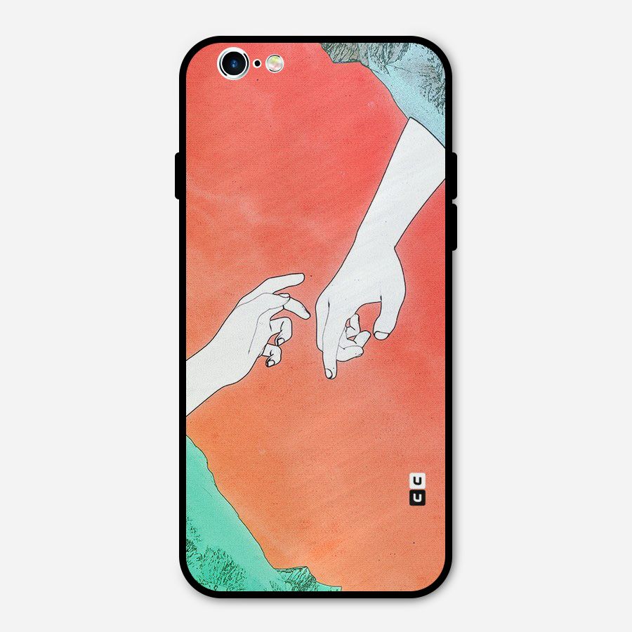 Hand Paint Drawing Metal Back Case for iPhone 6 6s