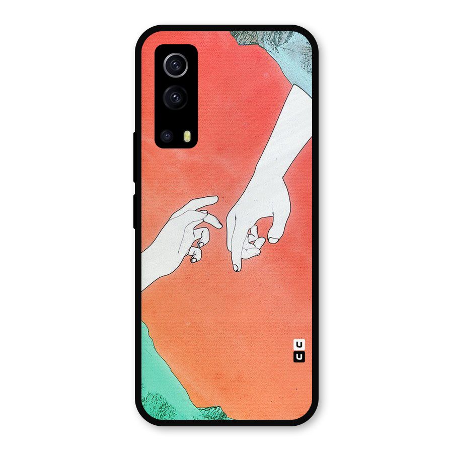 Hand Paint Drawing Metal Back Case for iQOO Z3