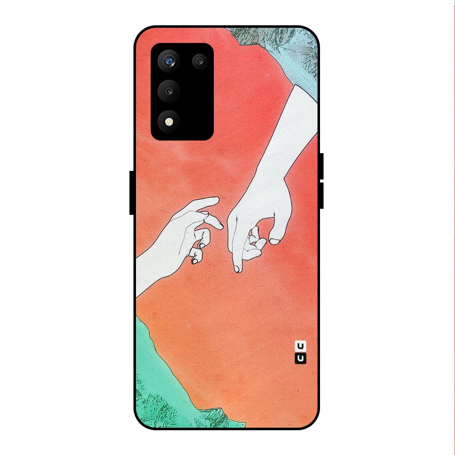 Hand Paint Drawing Metal Back Case for realme 9 5G SE