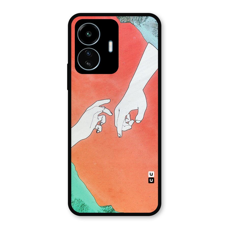 Hand Paint Drawing Metal Back Case for vivo iQOO Z6 Lite 5G