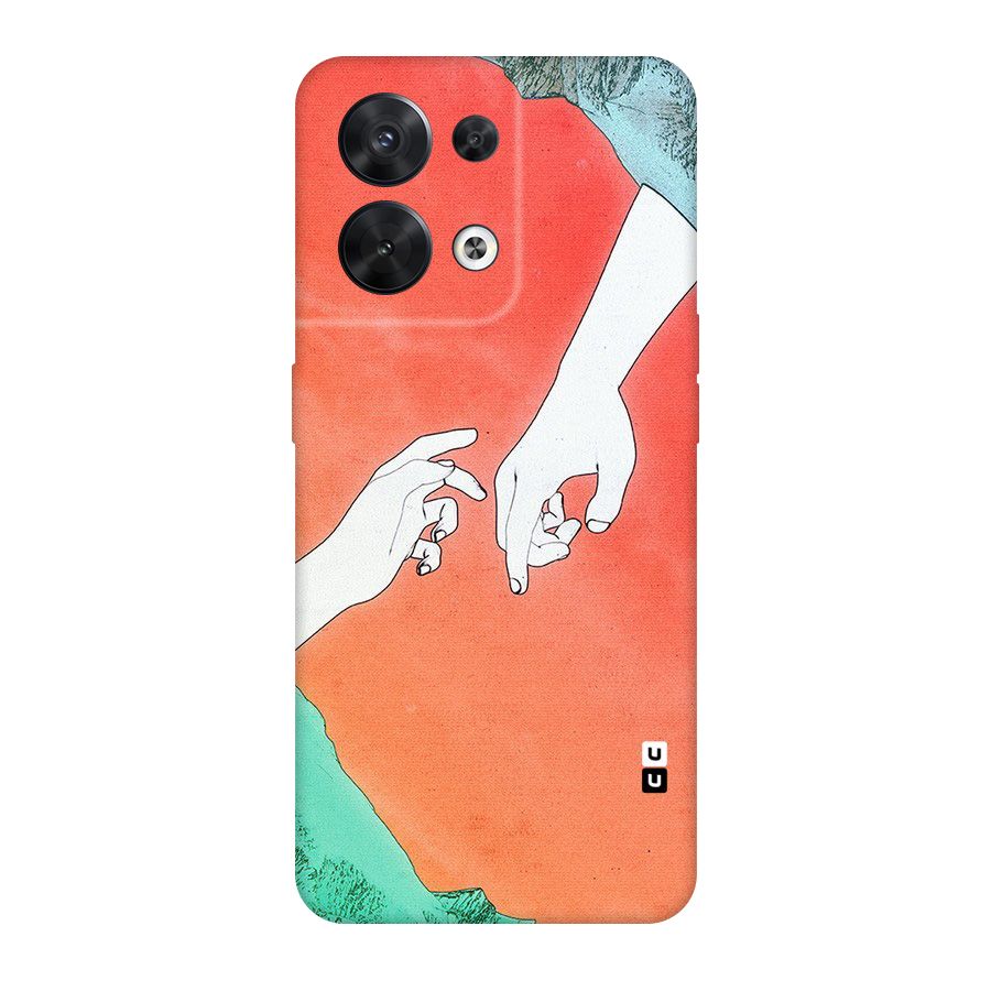 Hand Paint Drawing Original Polycarbonate Back Case for Oppo Reno8 5G