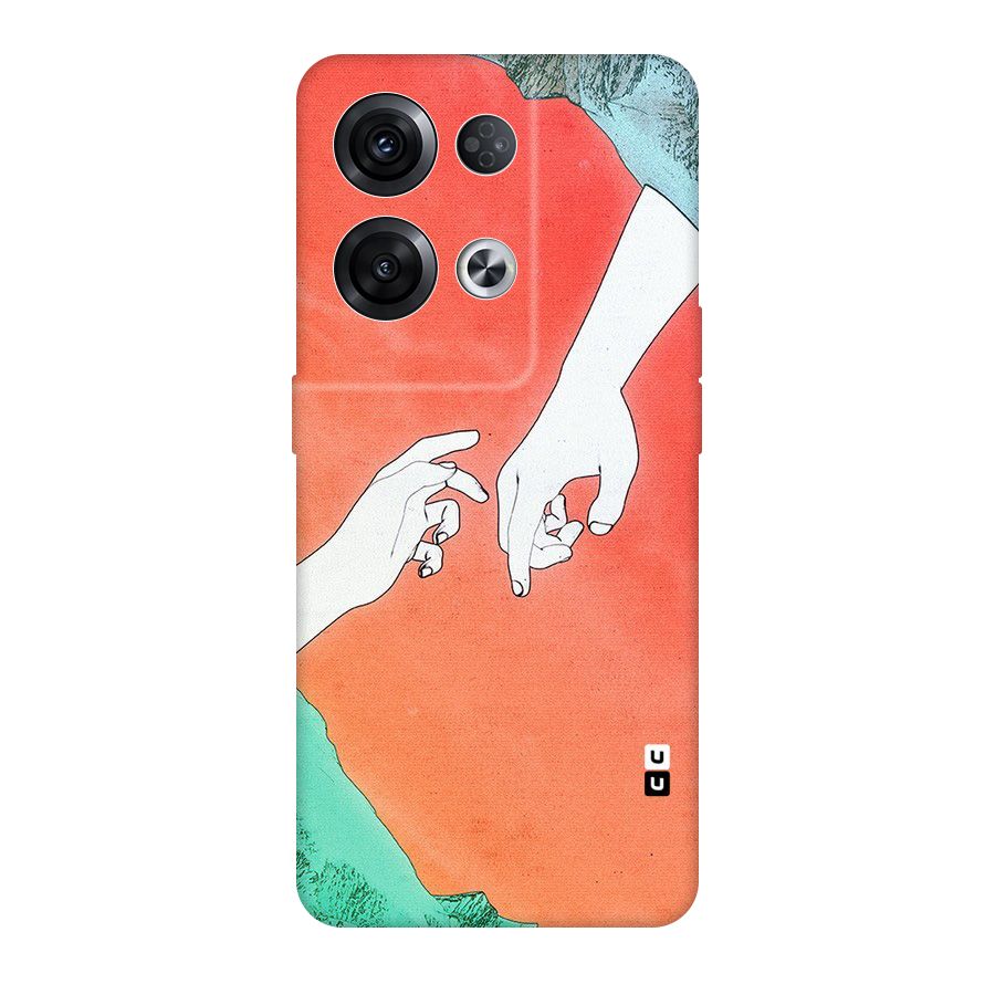 Hand Paint Drawing Original Polycarbonate Back Case for Oppo Reno8 Pro 5G